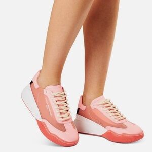 STELLA McCARTNEY LOOP LOGO SNEAKERS LADIES SHOES SIZE 38